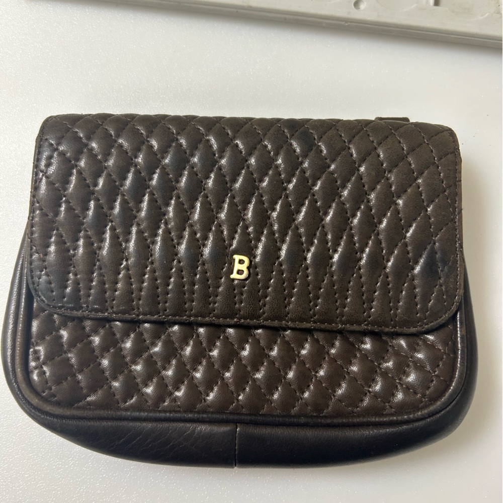 Bally Leather Brown Belt Bag